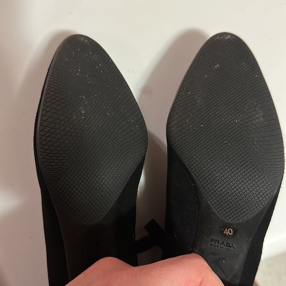 Prada Black Suede Bootie - Picture 11 of 13